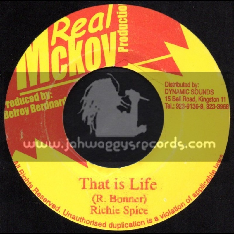 Real Mckoy Production-7"-That Is Life / Richie Spice