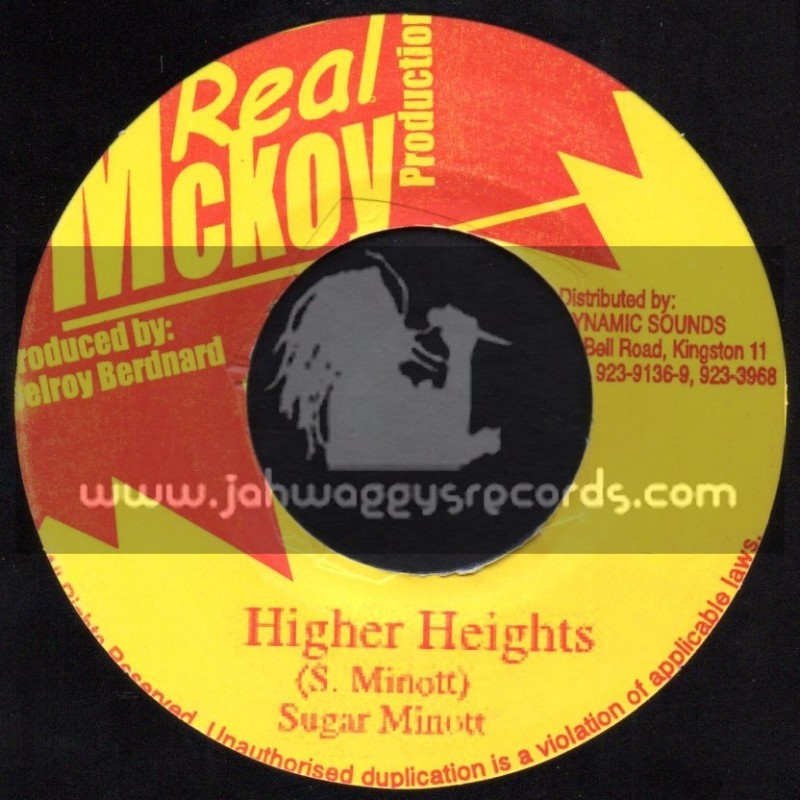 Real Mckoy Production-7"-Higher Heights / Sugar Minott