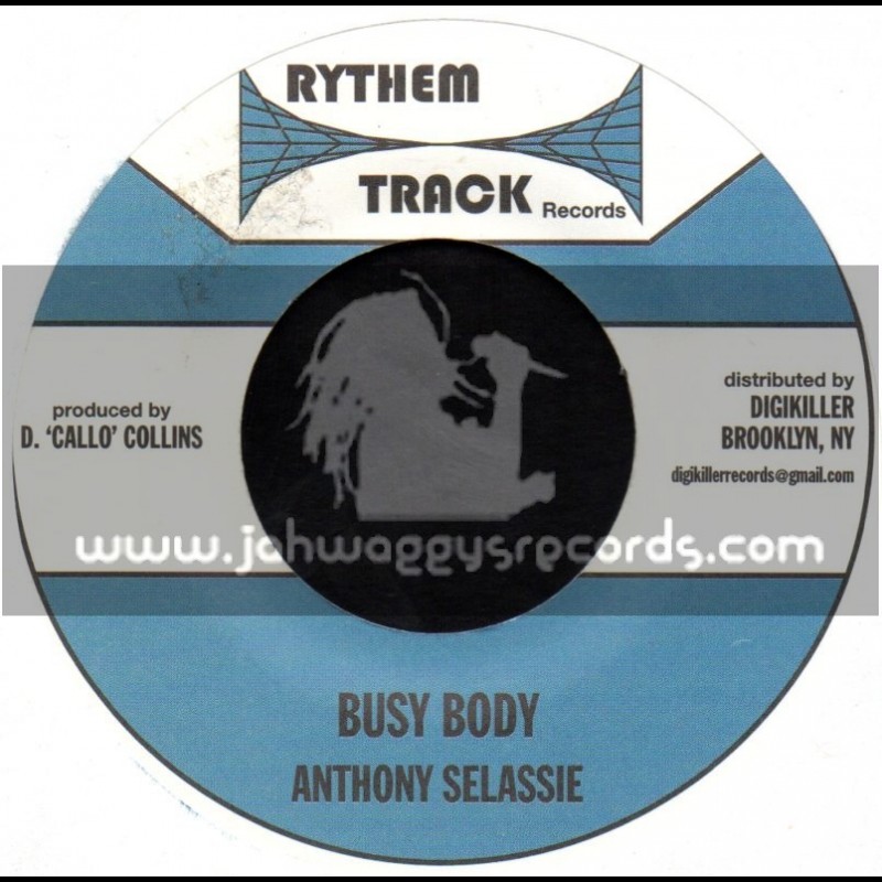 Rythem Track Records-7"-Busy Body / Anthony Selassie