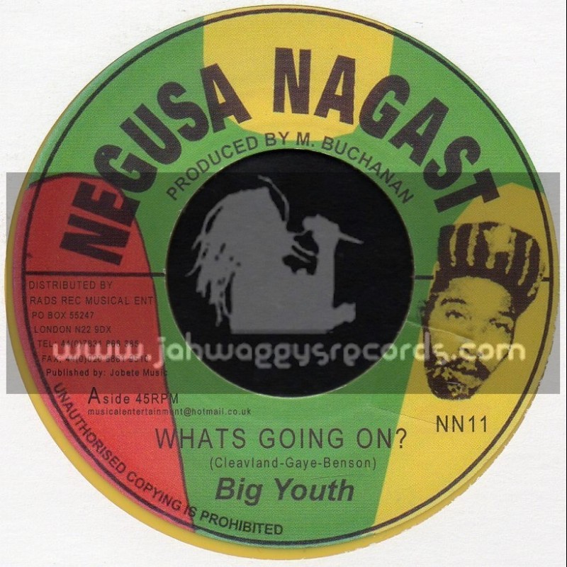 Negusa Nagast-7"-Whats Going On + Wake Up Everybody / Big Youth