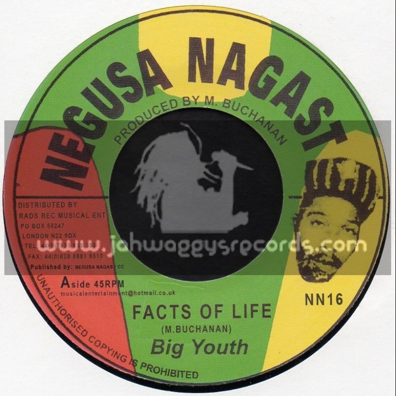 Negusa Nagast-7"-Facts Of Life + Medicine Doctor / Big Youth