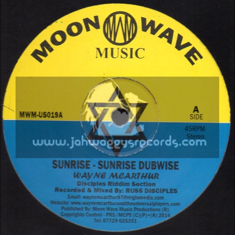 Moon Wave Music-12"-Sunrise / Wayne McArthur + Travelling / Wayne McArtur