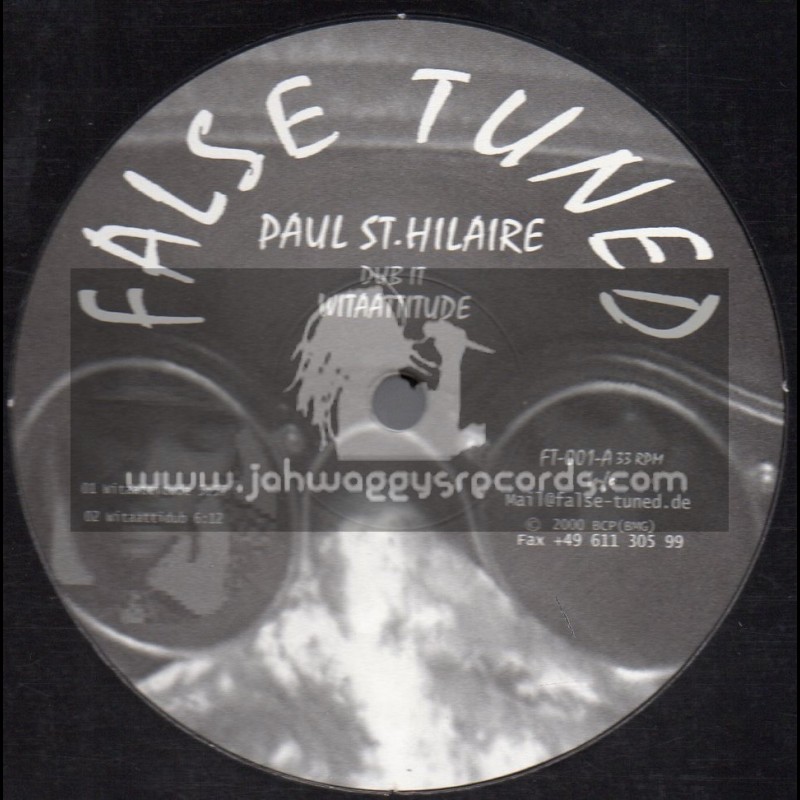 False Tuned-12"-Dub It With Aatitude / Paul St . Hilaire