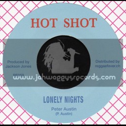 Hot Shot-7"-Lonely Nights / Peter Austin