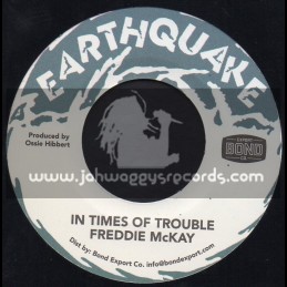 Earthquake-7"-In Times Of Trouble / Freddie McKay