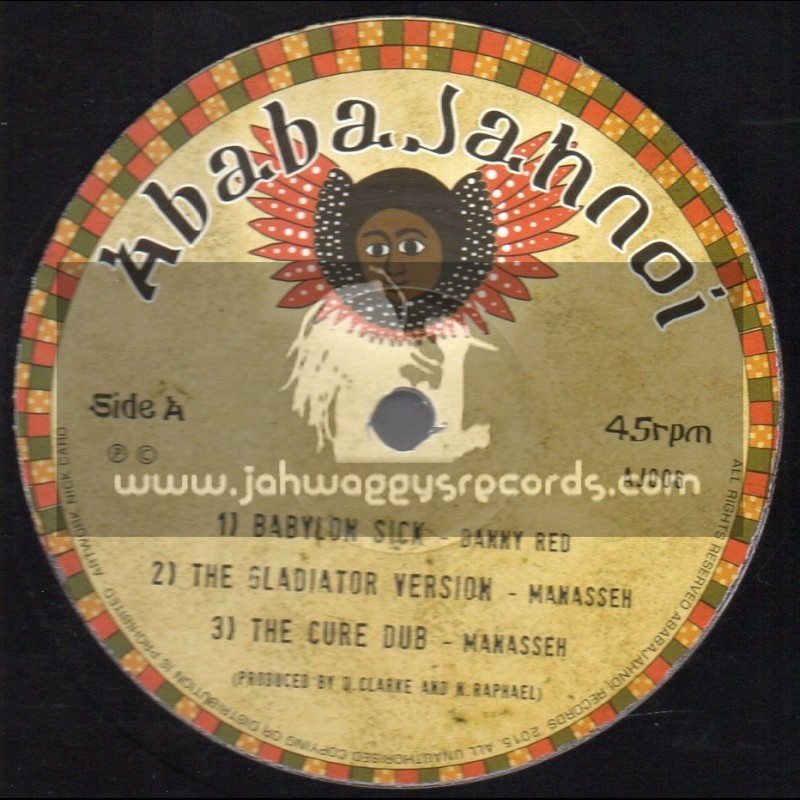 Ababajahnoi-12"-Test Press-Babylon Sick / Danny Red-Manasseh + Jah Is Here / Danny Red-Conscious Sounds