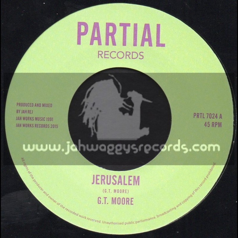 Partial Records-7"-Jerusalem / G.T Moore