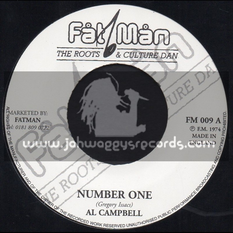 Fat Man Records-7"-Number One / Al Campbell