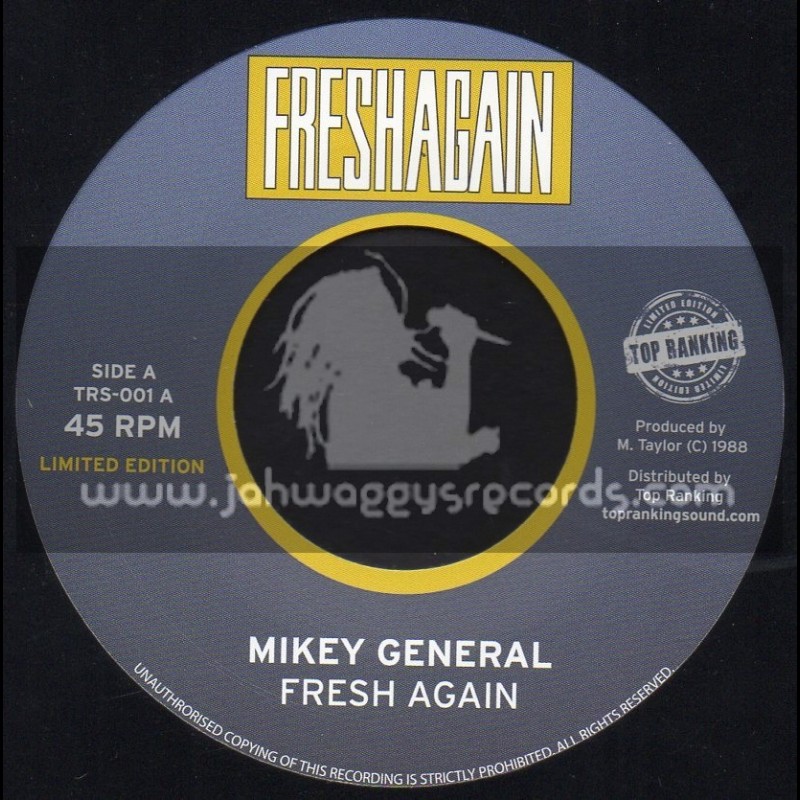 Top Ranking-7"-Fresh Again + I Said No / Mikey General