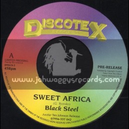 Discotex Records-7"-Sweet Africa + La La La La At The End / Black Steel