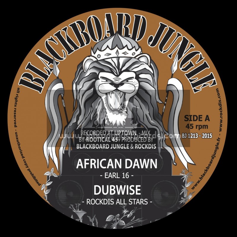 Blackboard Jungle-12"-African Dawn / Earl Sixteen + Back Way / Murray Man