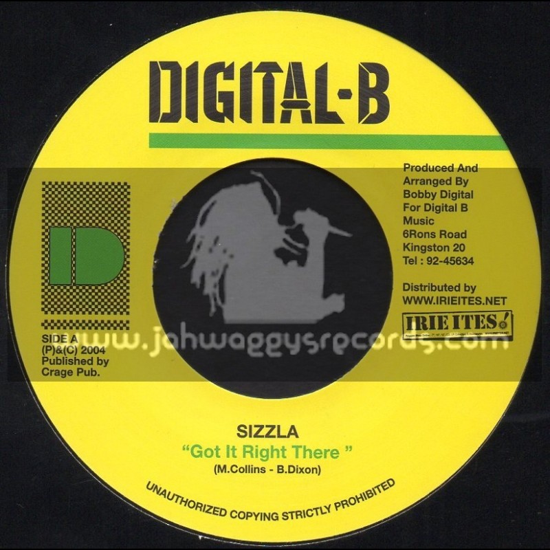 Digital B-7"-Got It Right There / Sizzla