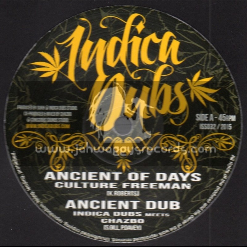 Indica Dubs-10"-Ancient Of Days / Culture Freeman - Indica Dubs Meets Chazbo