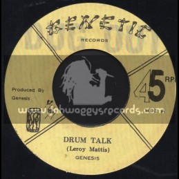 Genetic Records-7"-Drum Talk / Lerroy Mattis - Genesis