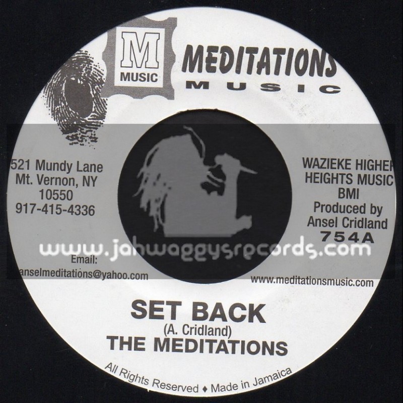 Meditations Music-7"-Set Back / The Meditations