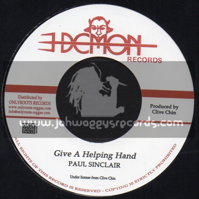 Demon Records-7"-Give A Helping Hand / Paul Sinclair