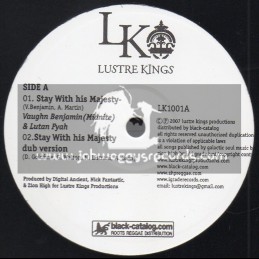 Lustre Kings-10"-Stay With His Majesty / Vaughn Benjamin(Midnight) & Lutan Fyah