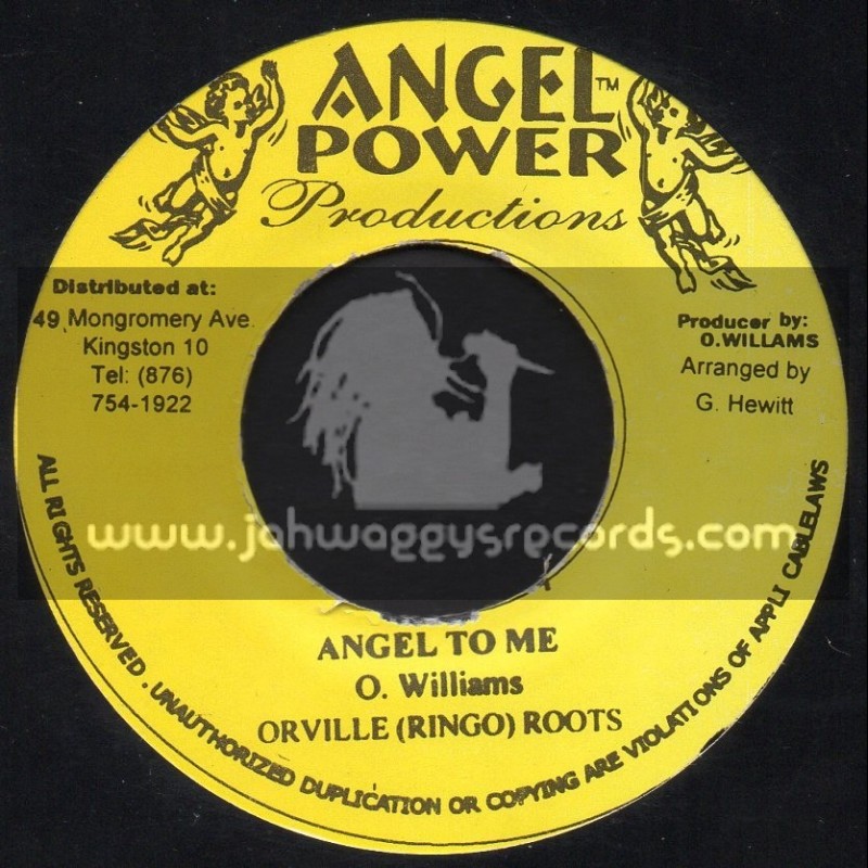Angel Power Productions-7"-Angel To Me / Orville Ringo Roots