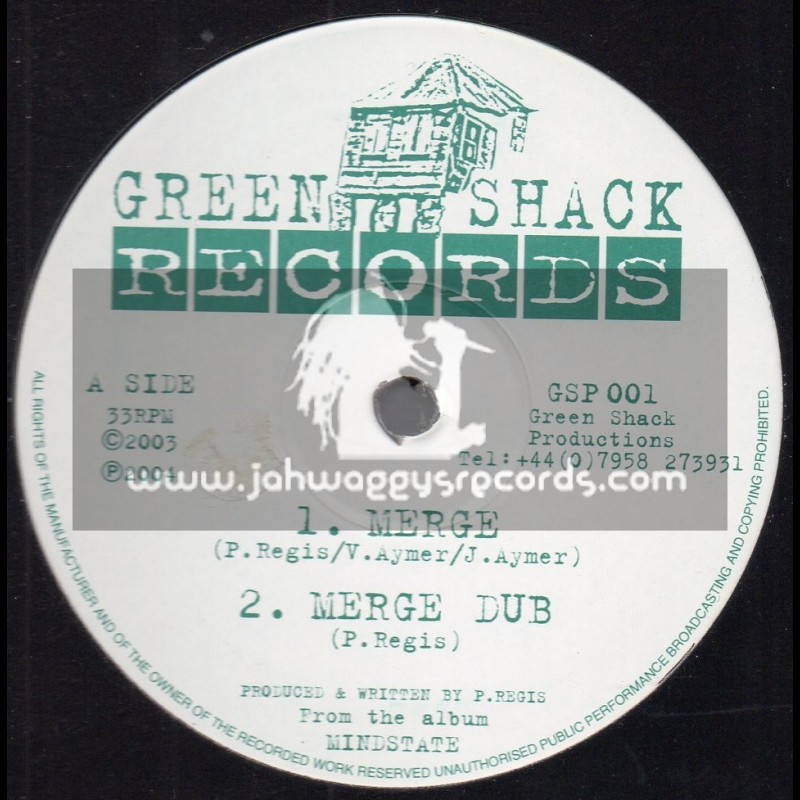 Green Shack Records-12"-Merge / P. Regis + Offkey Babylon / P. Regis