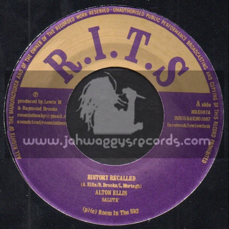 R.I.T.S-7"-History Recalled / Alton Ellis + Hunger For Your Love / Gregory Isaacs