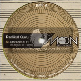 Moonshine Recordings-12"-Stay Calm / YT - Radikal Guru - Mungos Hi-Fi Remix + Earthwalker / Radikal Guru - Sekkleman Remix