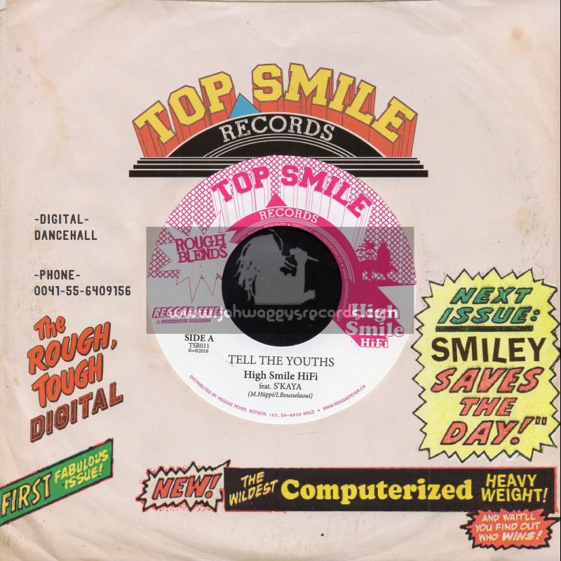 Top Smile Records-7"-Tell The Youths / S Kaya