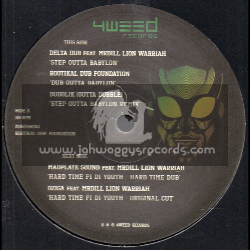 4Weed Records-12"-Step Outer Babylon / Delta Dub Feat Mrdill Lion Warriah 