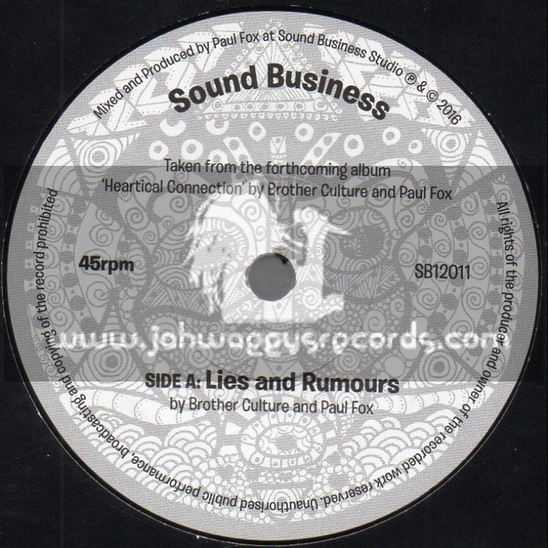 Sound Business-7"-Lies And Rumours / Brother Culture And Paul Fox