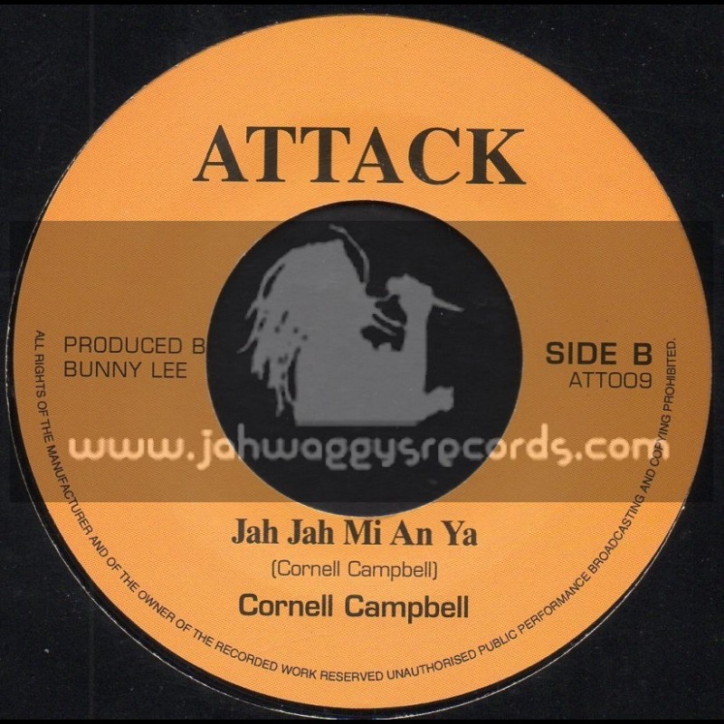 Attack-7"-Jah Jah Mi An Yah / Cornell Campbell
