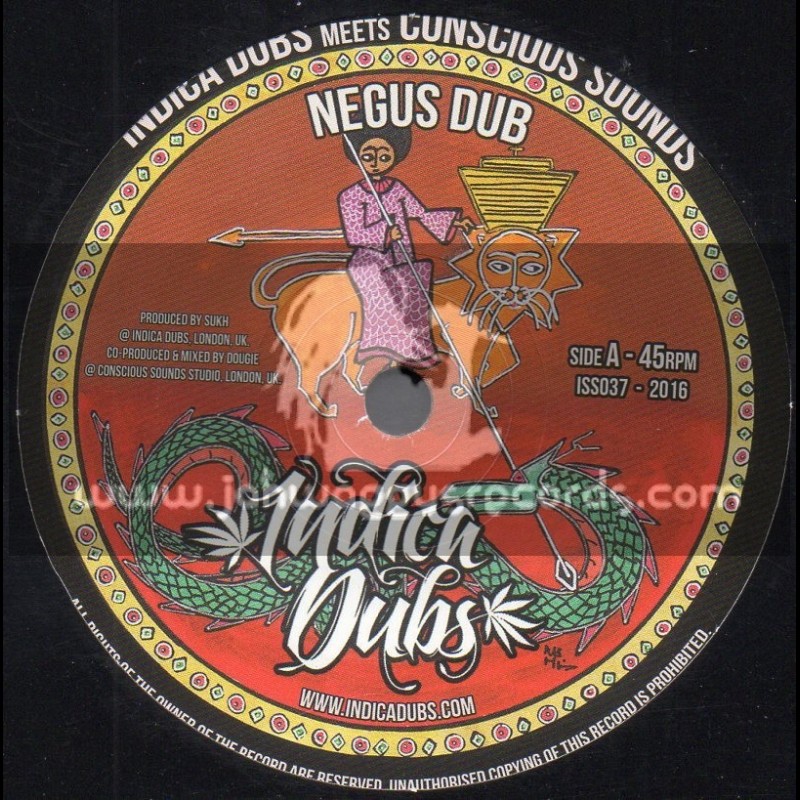 Indica Dubs-7"-Negus Dub / Indica Dubs Meets Conscious Sounds