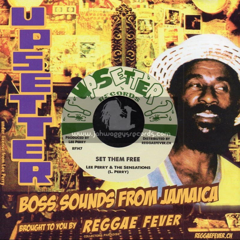 Upsetters Records-7"-Set Them Free/Lee Perry And The Sensations + Dont Blame The Children/Lee Perry And The Sensations