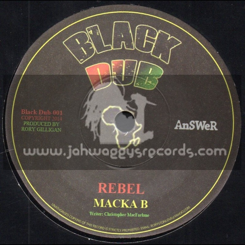 Black Dub-7"-Rebel / Macka B + Inna Di Gideon / Racquel Jones