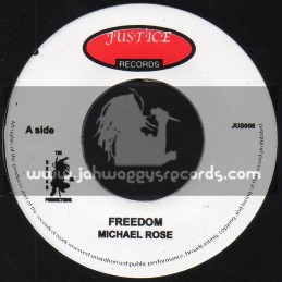 Justice Records-7"-Freedom / Michael Rose