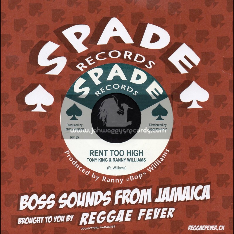 Spade Records-7"-Rent Too High / Tony King & Ranny Williams + Summer Place / Ranny Williams And The Hippy Boys