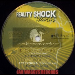 REALITY SHOCK RECORDS-10"-LIVE UPRIGHT/ERROL DUNKLEY+EVERYTHING POSSIBLE/ERROL BELLOT+CHALICE HAFFI BLAZE/SOLO BANTON