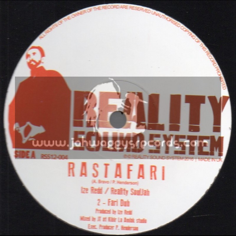 Reality Sound System-12"-Rastafari / Ize Redd - Reality Souljah