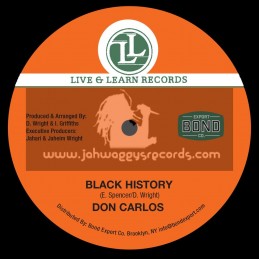 Live And Learn Records-12"-Black History / Don Carlos + Woman Change Your Ways / Junior Reid