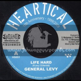 Heartical Records-7"-Life Hard / General Levy + Midnight Organ / BDF