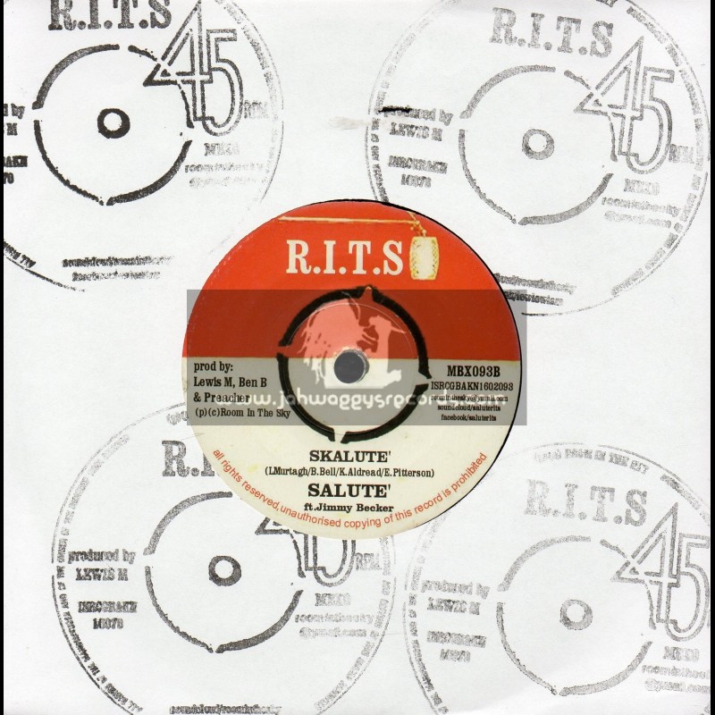 R.I.T.S-7"-Keep On Running / Winston Reedy And Salute + Skalute / Salute Feat. Jimmy Becker