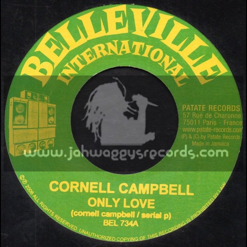 Belleville International-7"-Only Love / Cornell Campbell