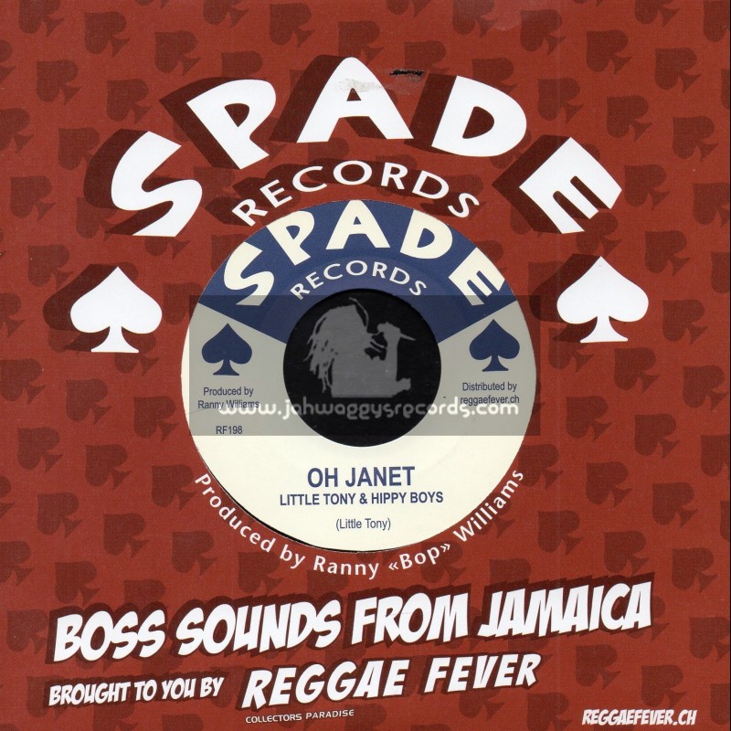 Spade Records-7"-Oh Janet / Little Tony And Hippy Boys + Lorna Run / Hippy Boys