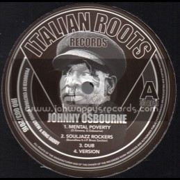 Italian Roots Records-12"-Mental Poverty / Johnny Osbourne - Cultural Sound Crew And King Daddy