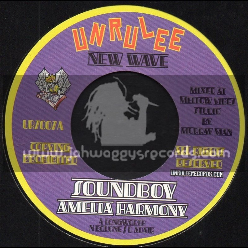 Unrulee Records-7"-New Wave-Soundboy / Amelia Harmony