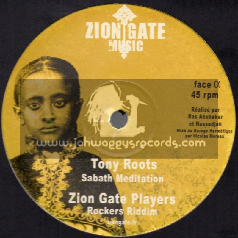 Zion Gate Music-12"-Sabath Meditation / Tony Roots + Strength Of My Soul / Christine Miller