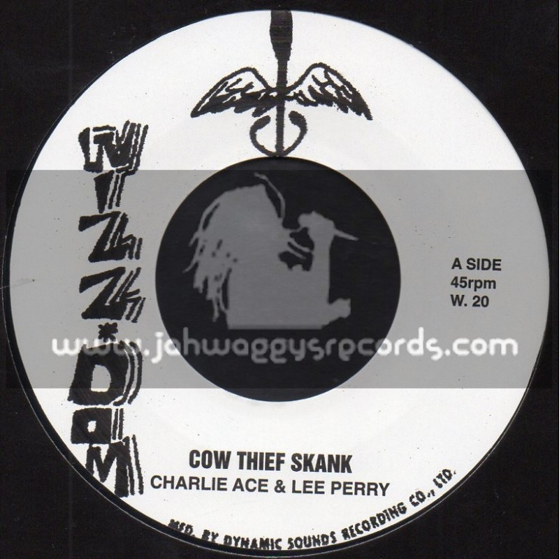 Wizzdom-7"-Cow Thief Skank / Charlie Ace And Lee Perry + Seven And Three Quarter Skank / Upsetters﻿