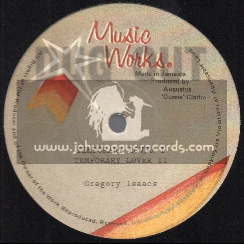 Music Works Records-12"-Temporary Lover / Gregory Isaacs