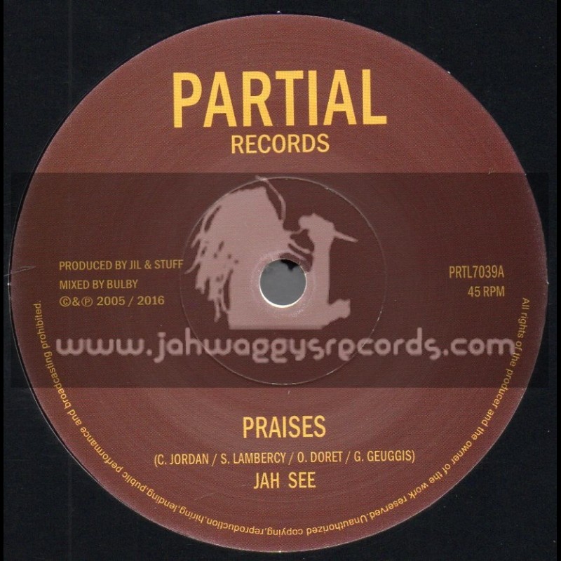 Partial Records-7"-Praises / Jah See + Dub Praises / Restless Mashaits 