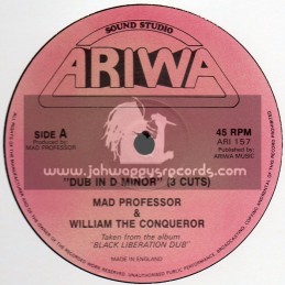 Ariwa-12"-Dub In D Minor (3 Cuts) Mad Professor & William The Conqueror
