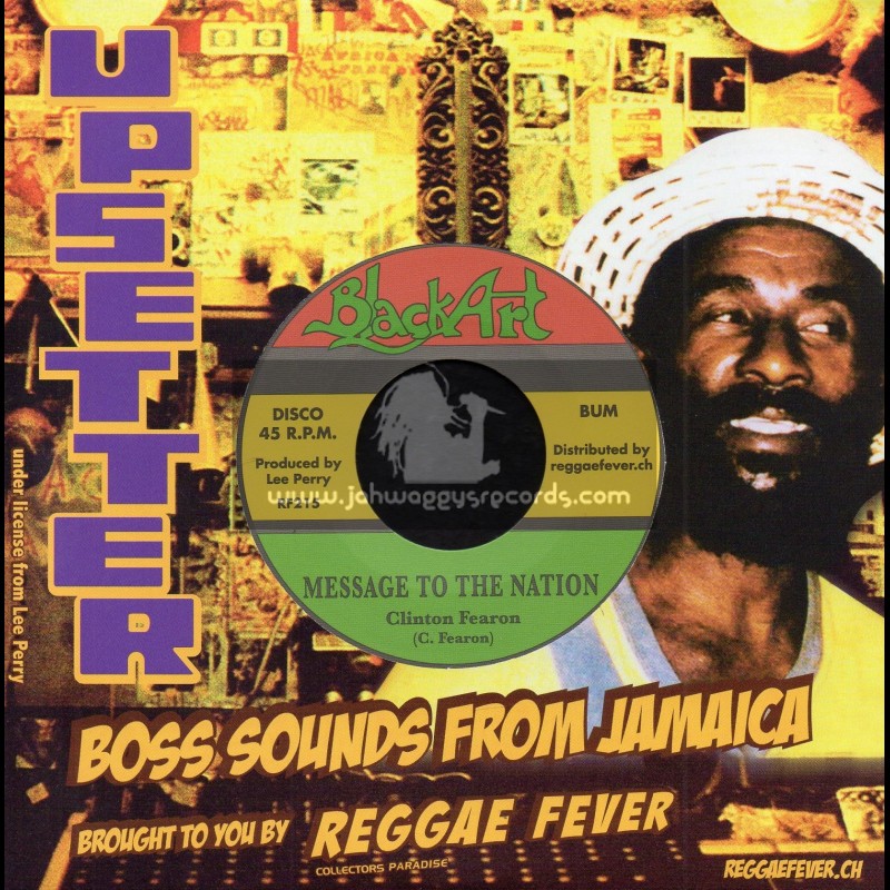 Black Art-7"-Message To The Nation / Clinton Fearon + Dub Message / Upsetters