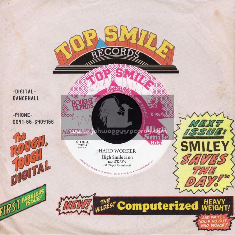 Top Smile Records-7"-Hard Worker / S Kaya